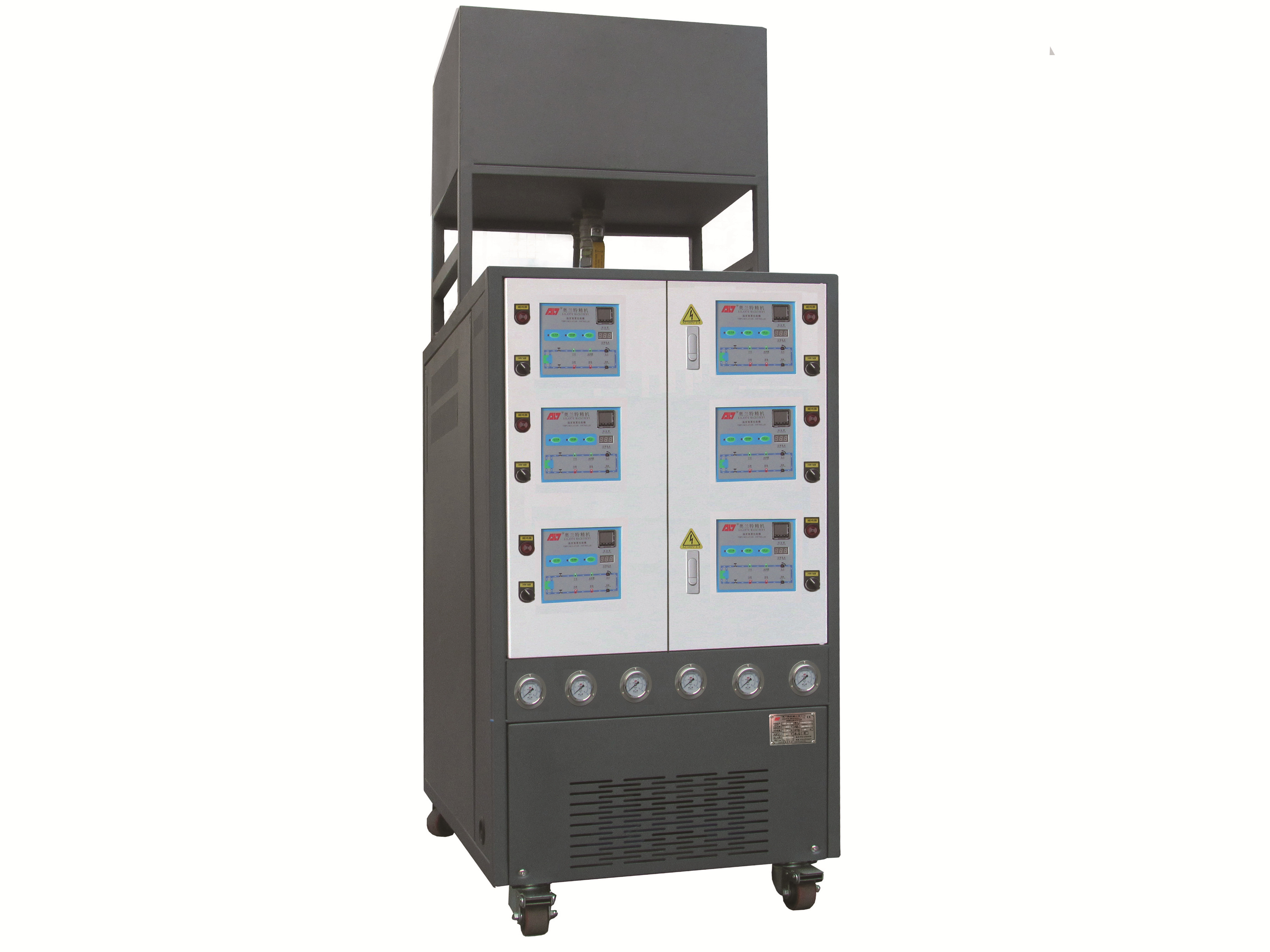 定制模溫機，180度六機一體高溫水溫機